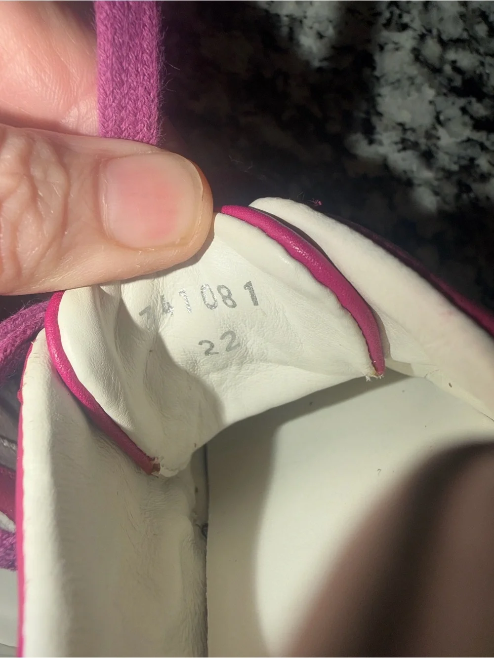 Gucci Pink and Cream Baby Walker Sneakers